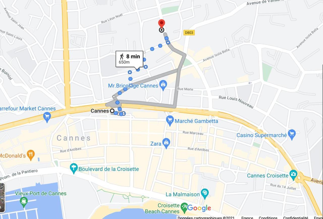 Superbe appartement idéalement situé à Cannes Esterno foto
